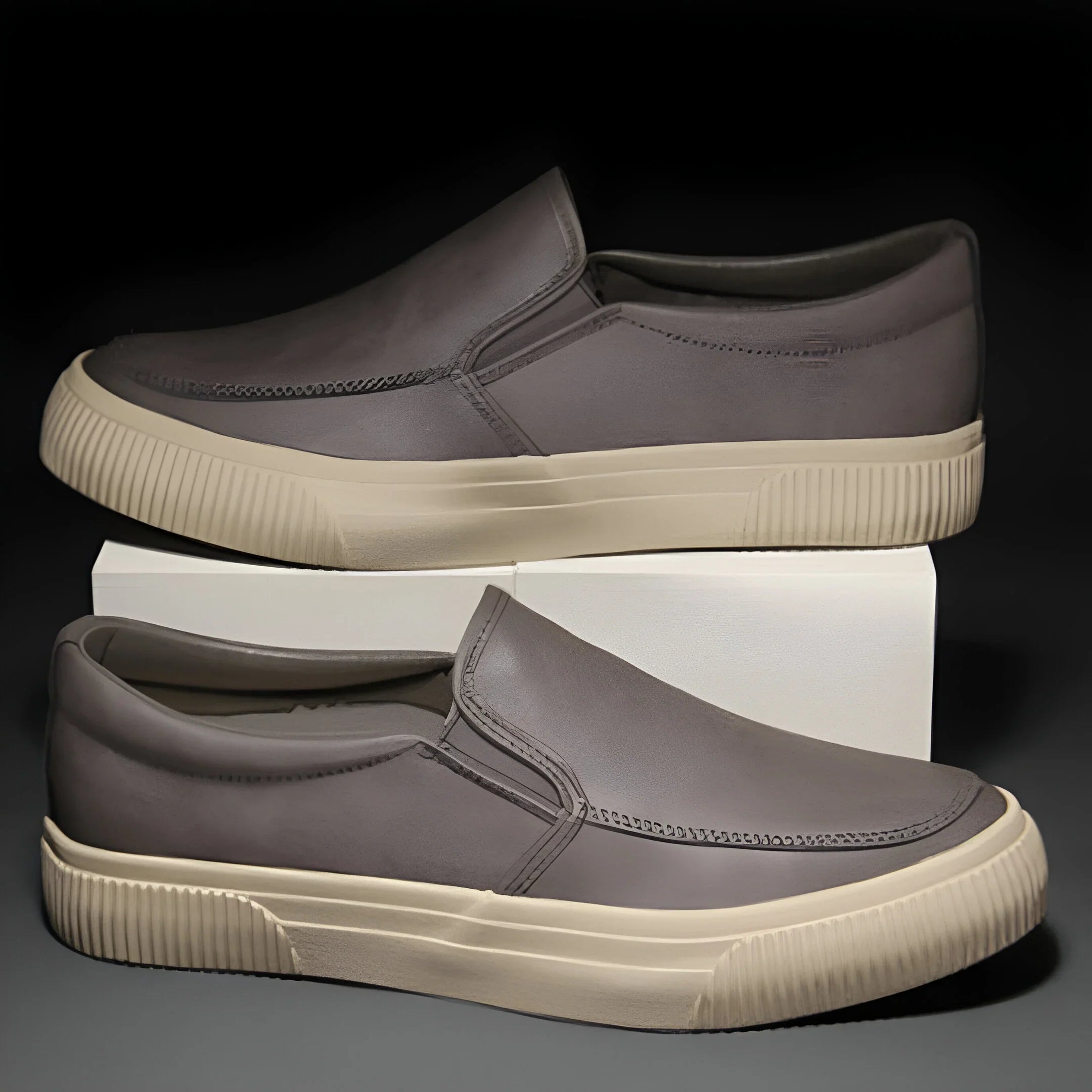 Alarico Handcrafted Leather Slip-Ons